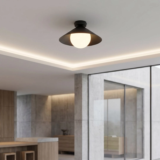 Lampa sufitowa MONO 1S PLAFON BL OPAL 1717/1S EMIBIG - zdjęcie dodatkowe 6