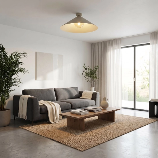 Lampa sufitowa MONO 1L PLAFON MOKKA AMBER 1718/1L EMIBIG - zdjęcie dodatkowe 2