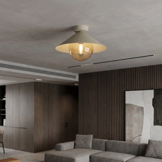 Lampa sufitowa MONO 1S PLAFON MOKKA AMBER 1718/1S EMIBIG - zdjęcie dodatkowe 3