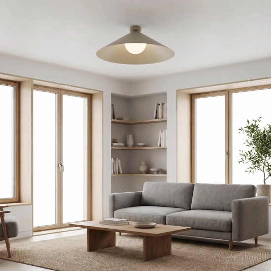 Lampa sufitowa MONO 1L PLAFON MOKKA OPAL 1719/1L EMIBIG - zdjęcie dodatkowe 3