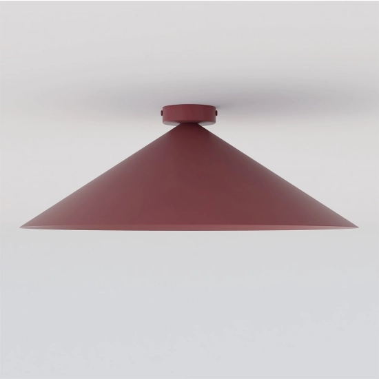 Lampa sufitowa MONO 1L PLAFON BURGUNDY OPAL 1720/1L EMIBIG - zdjęcie produktu
