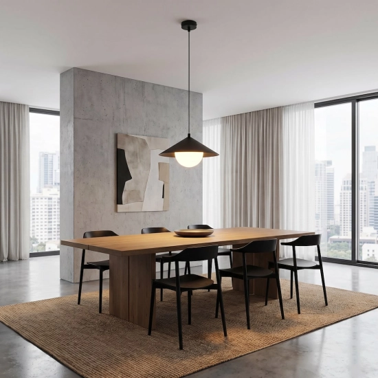 Lampa wisząca MONO 1S BL OPAL 1722/1S EMIBIG - zdjęcie dodatkowe 2