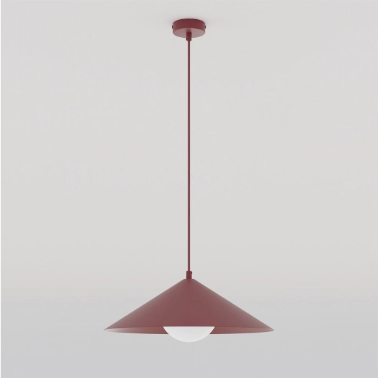 Lampa wisząca MONO 1M BURGUNDY OPAL 1725/1M EMIBIG - zdjęcie produktu