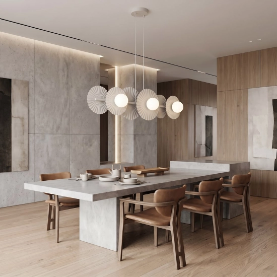 Lampa wisząca UMBRA 6 WHITE 1727/6 EMIBIG