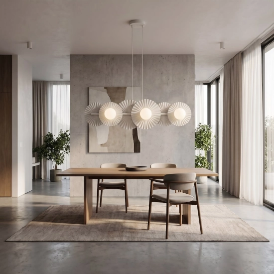 Lampa wisząca UMBRA 6 WHITE 1727/6 EMIBIG
