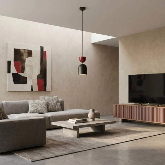 Lampa wisząca GAUDI 1 BLACK BURGUNDY 1737/1B EMIBIG - zdjęcie dodatkowe 3