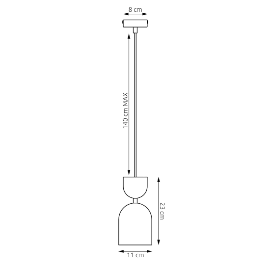 Lampa wisząca GAUDI 1 BLACK BURGUNDY 1737/1B EMIBIG - zdjęcie dodatkowe 5