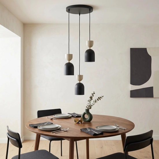 Lampa wisząca GAUDI 3PREM BLACK MOKKA 1738/3PREM EMIBIG - zdjęcie dodatkowe 3