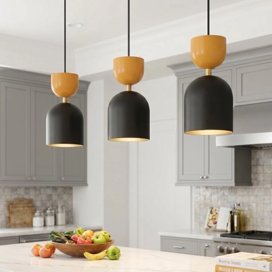 Lampa wisząca GAUDI 3 BLACK ORANGE 1739/3 EMIBIG - zdjęcie dodatkowe 3