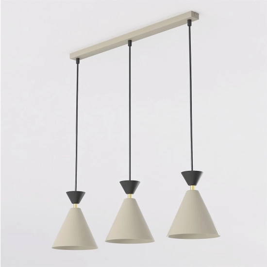 Lampa wisząca KLEVER 3 MOKKA BLACK 1741/3 EMIBIG - zdjęcie produktu