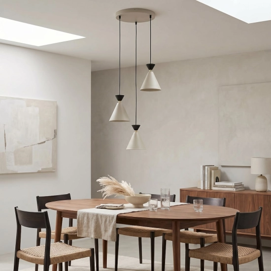 Lampa wisząca KLEVER 3PREM MOKKA BLACK 1741/3PREM EMIBIG - zdjęcie dodatkowe 2