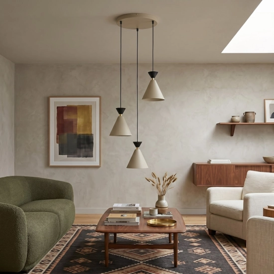 Lampa wisząca KLEVER 3PREM MOKKA BLACK 1741/3PREM EMIBIG - zdjęcie dodatkowe 3