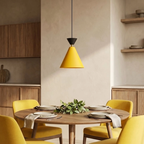 Lampa wisząca KLEVER 1 ORANGE BLACK 1742/1 EMIBIG - zdjęcie dodatkowe 1