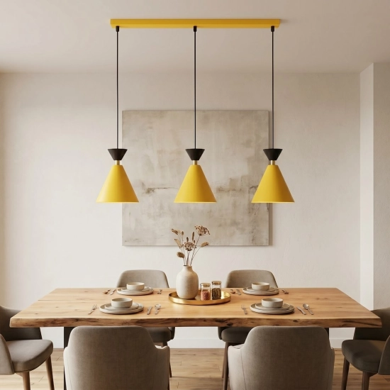 Lampa wisząca KLEVER 3 ORANGE BLACK 1742/3 EMIBIG - zdjęcie dodatkowe 2