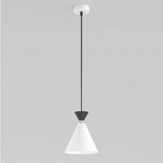 Lampa wisząca KLEVER 1 WHITE BLACK 1743/1 EMIBIG - zdjęcie produktu