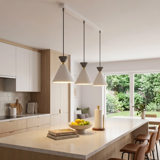 Lampa wisząca KLEVER 3 WHITE BLACK 1743/3 EMIBIG - zdjęcie dodatkowe 4