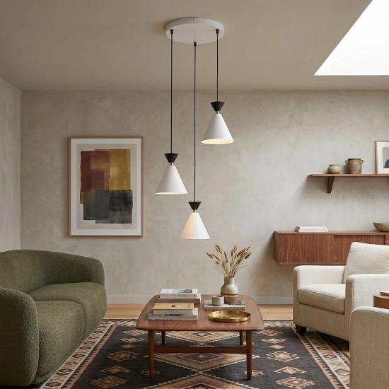 Lampa wisząca KLEVER 3PREM WHITE BLACK 1743/3PREM EMIBIG - zdjęcie dodatkowe 4