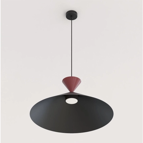 Lampa wisząca RALF 1L BL BURGUNDY 1744/1L EMIBIG - zdjęcie dodatkowe 1