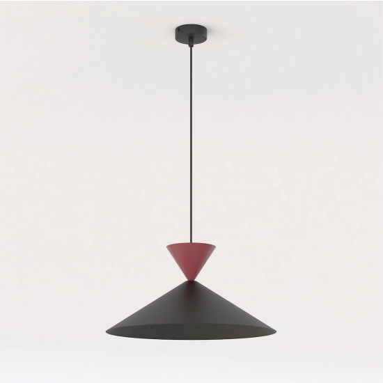 Lampa wisząca RALF 1M BL BURGUNDY 1744/1M EMIBIG - zdjęcie produktu
