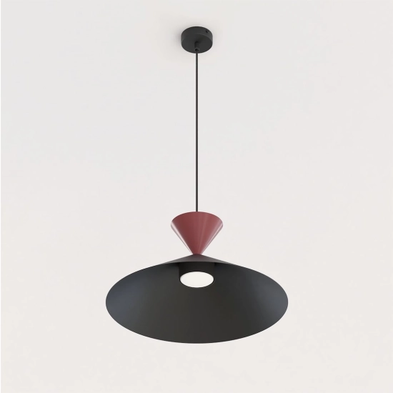 Lampa wisząca RALF 1M BL BURGUNDY 1744/1M EMIBIG - zdjęcie dodatkowe 1