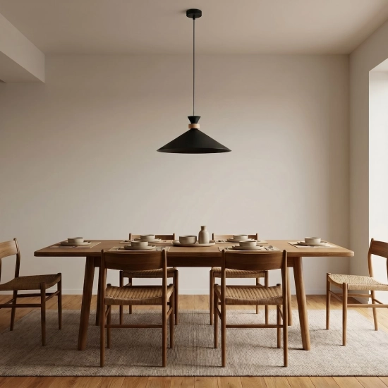 Lampa wisząca OLIVO 1M BLACK 1748/1M EMIBIG - zdjęcie dodatkowe 2