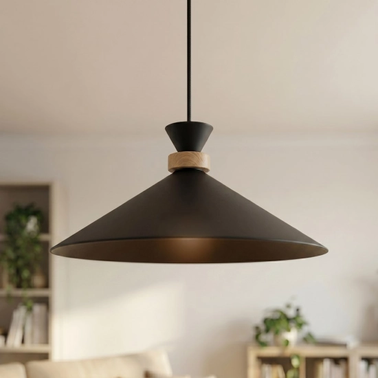 Lampa wisząca OLIVO 1M BLACK 1748/1M EMIBIG - zdjęcie dodatkowe 4