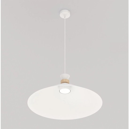 Lampa wisząca OLIVO 1L WHITE 1749/1L EMIBIG - zdjęcie dodatkowe 1