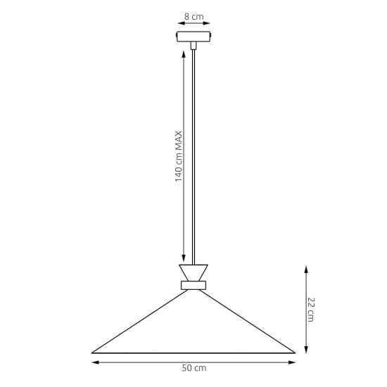 Lampa wisząca OLIVO 1L MOKKA 1750/1L EMIBIG - zdjęcie dodatkowe 6