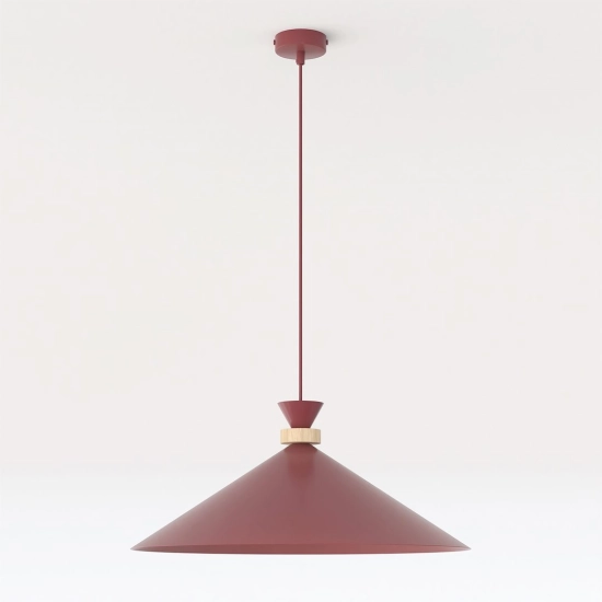 Lampa wisząca OLIVO 1L BURGUNDY 1751/1L EMIBIG - zdjęcie produktu
