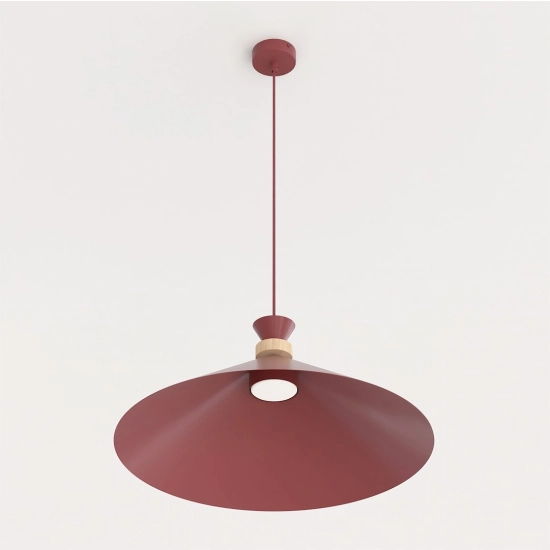 Lampa wisząca OLIVO 1L BURGUNDY 1751/1L EMIBIG - zdjęcie dodatkowe 1