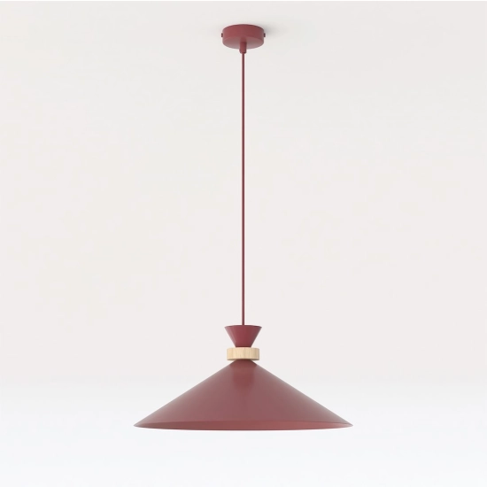 Lampa wisząca OLIVO 1M BURGUNDY 1751/1M EMIBIG - zdjęcie produktu