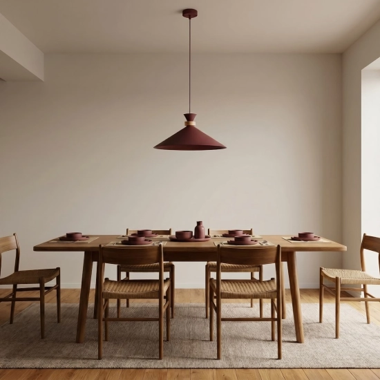 Lampa wisząca OLIVO 1M BURGUNDY 1751/1M EMIBIG - zdjęcie dodatkowe 2
