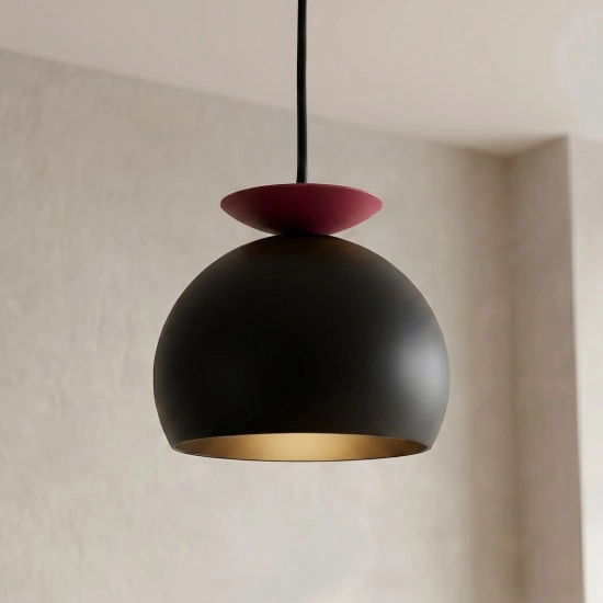 Lampa wisząca GEO 1 BLACK BURGUNDY 1752/1 EMIBIG - zdjęcie dodatkowe 3