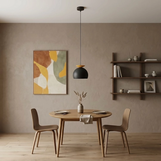 Lampa wisząca GEO 1 BLACK ORANGE 1754/1 EMIBIG - zdjęcie dodatkowe 2