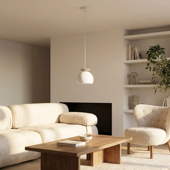Lampa wisząca GEO 1 WHITE MOKKA 1757/1 EMIBIG - zdjęcie dodatkowe 4