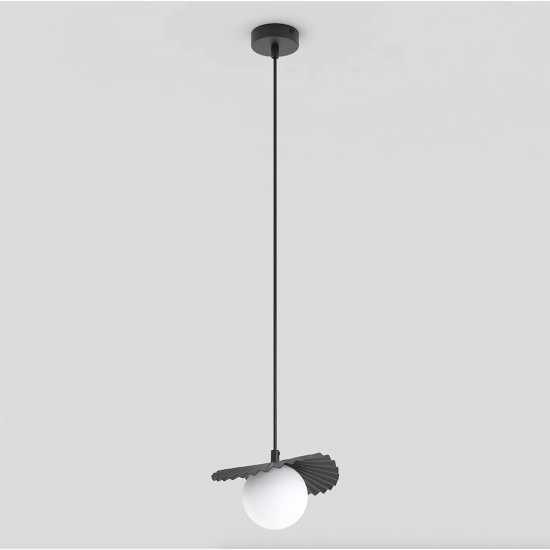 Lampa wisząca FLORA 1 BLACK OPAL 1758/1 EMIBIG - zdjęcie produktu