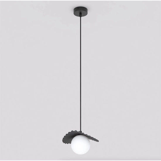 Lampa wisząca FLORA 1 BLACK OPAL 1758/1 EMIBIG - zdjęcie dodatkowe 1