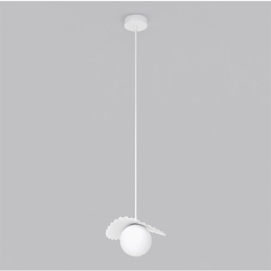 Lampa wisząca FLORA 1 WHITE OPAL 1759/1 EMIBIG - zdjęcie dodatkowe 1