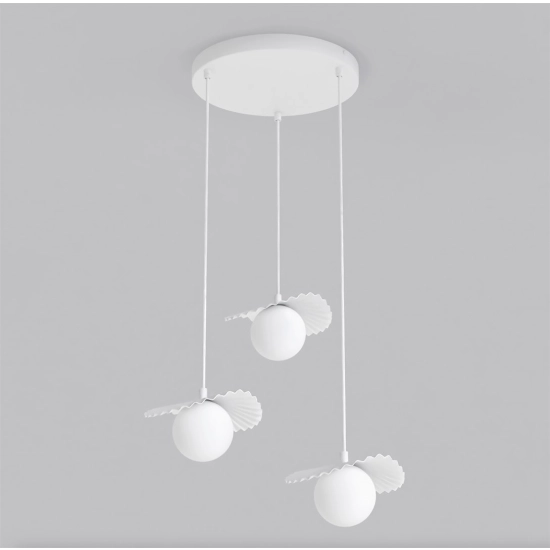 Lampa wisząca FLORA 3PREM WHITE OPAL 1759/3 EMIBIG - zdjęcie produktu