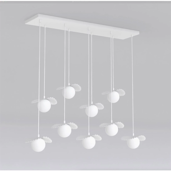Lampa wisząca FLORA 9 WHITE OPAL 1759/9 EMIBIG - zdjęcie produktu