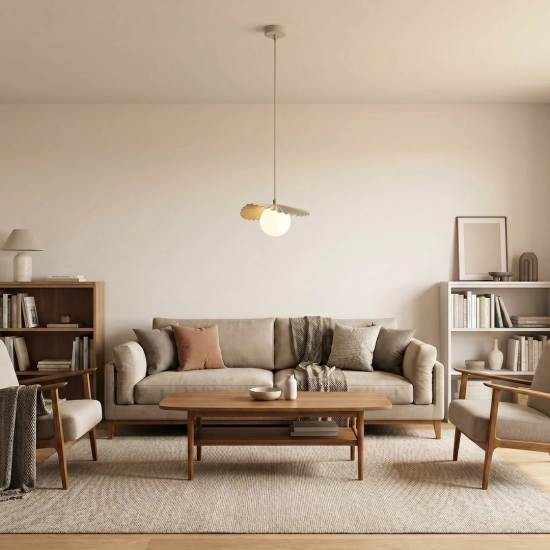 Lampa wisząca FLORA 1 MOKKA OPAL 1760/1 EMIBIG - zdjęcie dodatkowe 4