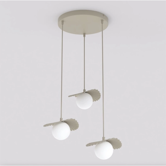 Lampa wisząca FLORA 3PREM MOKKA OPAL 1760/3 EMIBIG - zdjęcie produktu