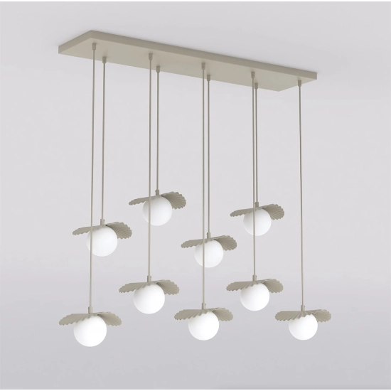 Lampa wisząca FLORA 9 MOKKA OPAL 1760/9 EMIBIG - zdjęcie produktu