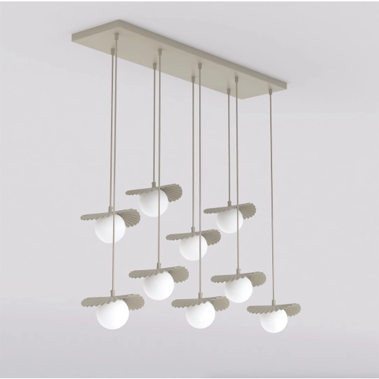 Lampa wisząca FLORA 9 MOKKA OPAL 1760/9 EMIBIG - zdjęcie dodatkowe 1