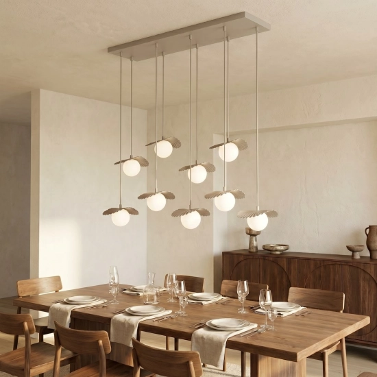 Lampa wisząca FLORA 9 MOKKA OPAL 1760/9 EMIBIG - zdjęcie dodatkowe 4