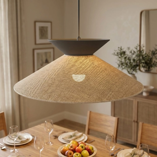 Lampa wisząca SOFTA 1 RATTAN BLACK 1768/1 EMIBIG - zdjęcie dodatkowe 4