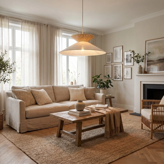 Lampa wisząca SOFTA 1 MOKKA RATTAN 1771/1 EMIBIG - zdjęcie dodatkowe 2