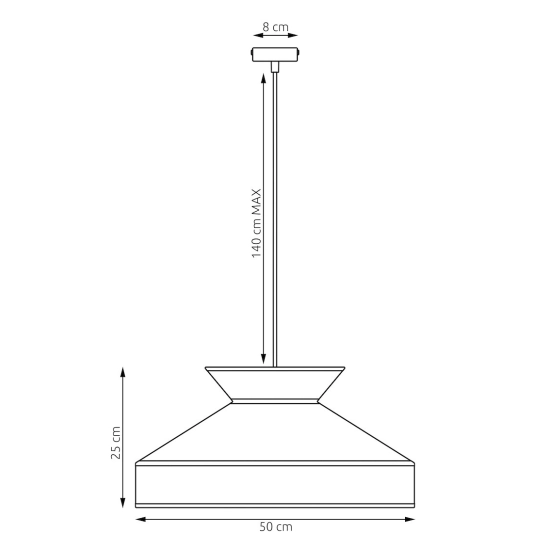 Lampa wisząca SIESTA 1 GREEN 1772/1 EMIBIG - zdjęcie dodatkowe 5
