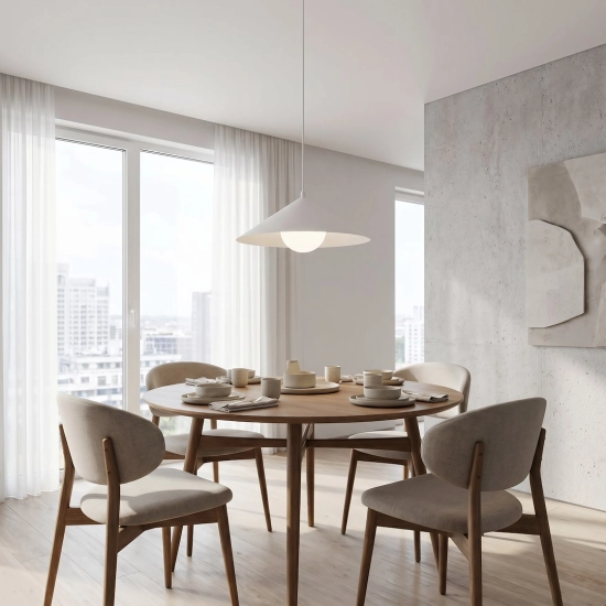 Lampa wisząca MONO 1M WHITE OPAL 1779/1M EMIBIG - zdjęcie dodatkowe 2