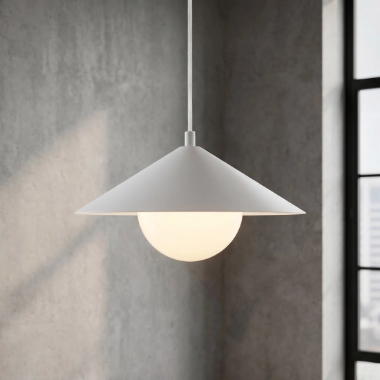 Lampa wisząca MONO 1S WHITE OPAL 1779/1S EMIBIG - zdjęcie dodatkowe 3